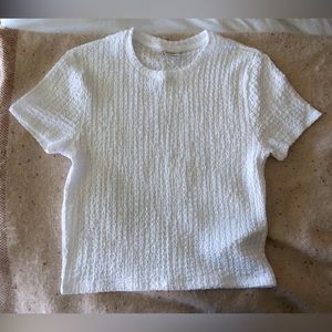 NWOT Textured Baby Tee